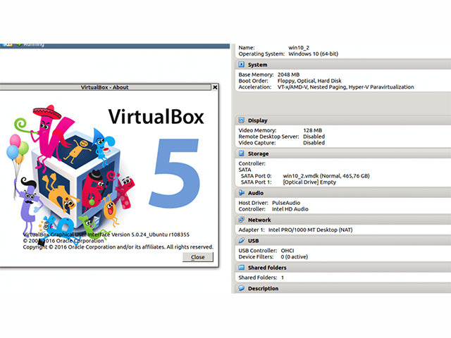 Booter la partition Windows 10 (dual-boot) depuis Linux via VirtualBox